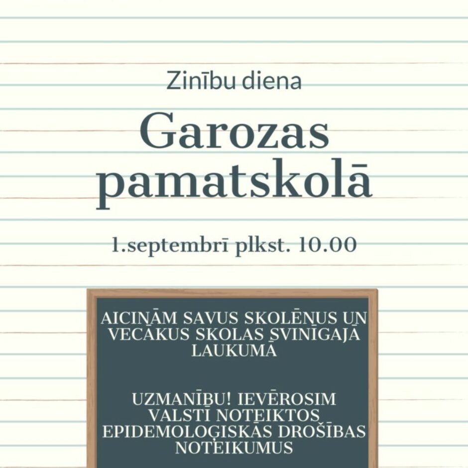Garozas pamatskolas Zinību diena
