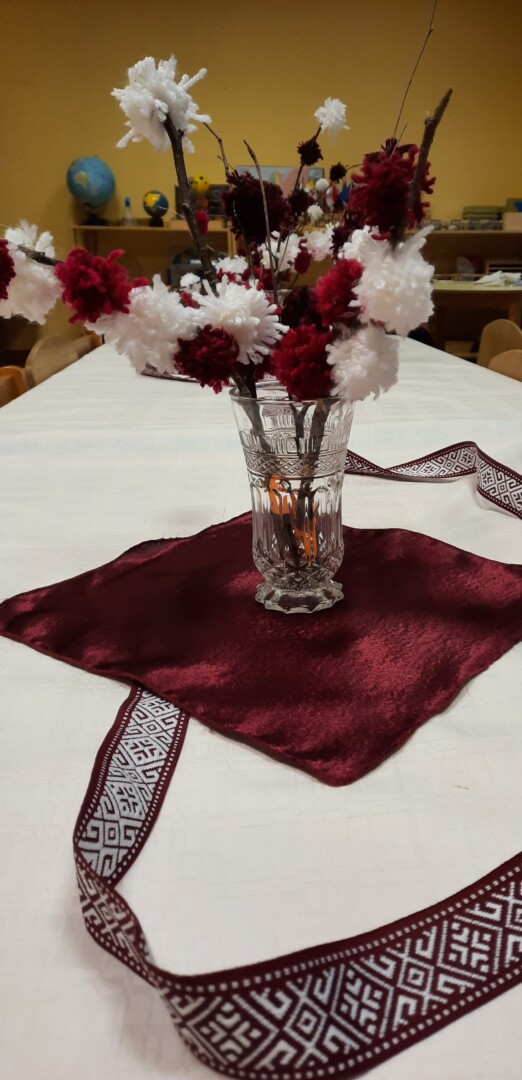 Dzijas bumbuļi dekorā